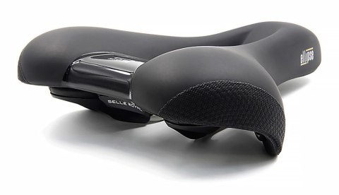 Siodło SELLEROYAL ELLIPSE RELAXED 90st. żelowe + elastomery, ergonomiczny kanał, unisex, 638g (NEW)