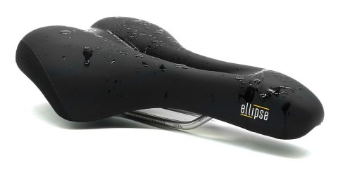 Siodło SELLEROYAL ELLIPSE RELAXED 90st. żelowe + elastomery, ergonomiczny kanał, unisex, 638g (NEW)