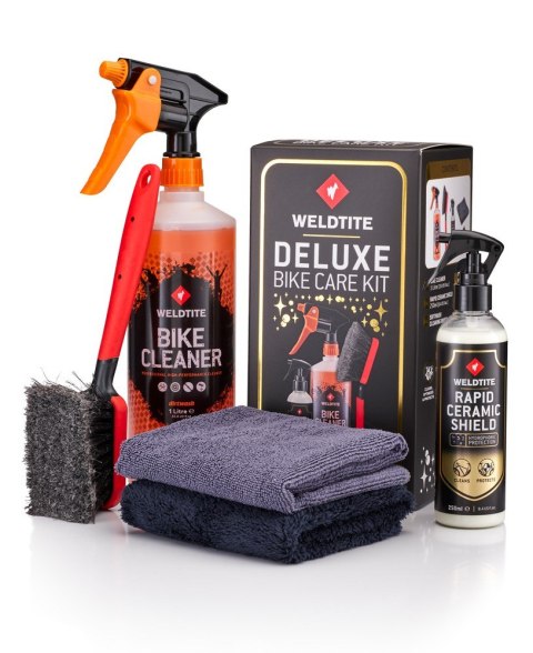 Zestaw do mycia, pielęgnacji i ochrony WELDTITE DELUXE BIKE CARE KIT (NEW) Zestaw do mycia, pielęgnacji i ochrony WELDTITE DELUXE BIKE CARE KIT (NEW)