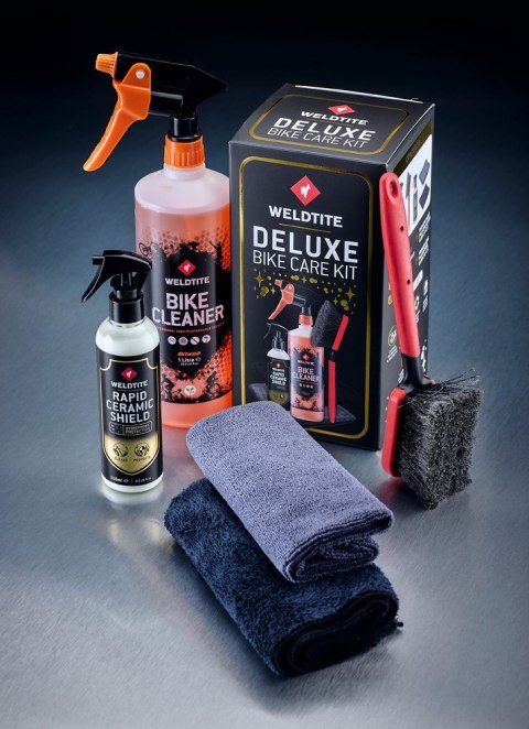 Zestaw do mycia, pielęgnacji i ochrony WELDTITE DELUXE BIKE CARE KIT (NEW) Zestaw do mycia, pielęgnacji i ochrony WELDTITE DELUXE BIKE CARE KIT (NEW)