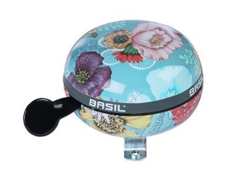 Dzwonek rowerowy BASIL BLOOM FIELD BIG BELL BICYCLE BELL 80mm, sky blue (DWZ)