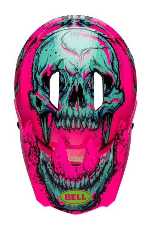 Kask full face BELL SANCTION 2 DLX MIPS bonehead gloss pink turquoise roz. L (57-59 cm) (NEW) (LIMITED EDITION) Kask full face BELL SANCTION 2 DLX MIPS bonehead gloss pink turquoise roz. L (57-59 cm) (NEW) (LIMITED EDITION)