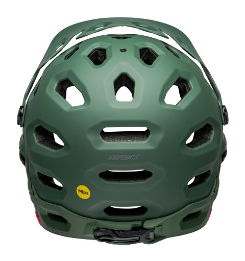Kask full face BELL SUPER 3R MIPS matte dark green infrared roz. L (58-62 cm) (NEW).