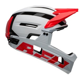 Kask full face BELL SUPER AIR R MIPS SPHERICAL matte gloss white infrared roz. M (55-59 cm) (NEW)