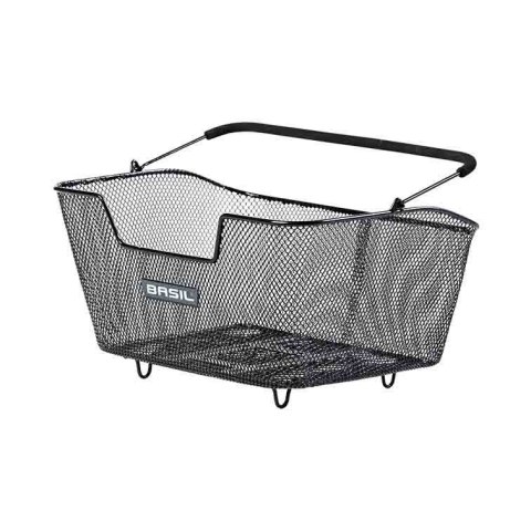 Kosz na tylny bagażnik BASIL BASE M MULTI SYSTEM, MULTI System, stalowy czarny (NEW)