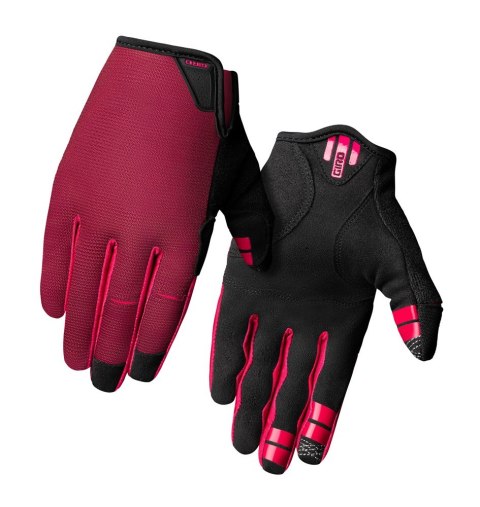 Rękawiczki damskie GIRO LA DND długi palec dark cherry / raspberry roz. S (obwód dłoni 178-203 mm / dł. dłoni 175-180 mm) (NEW) Rękawiczki damskie GIRO LA DND długi palec dark cherry / raspberry roz. S (obwód dłoni 178-203 mm / dł. dłoni 175-180 mm) (NEW)