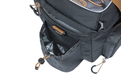 Torba na bagażnik BASIL MILES TRUNKBAG XL PRO MIK 9-36L, MIK System (ready to go, 100% wodoodporna black slate (NEW)