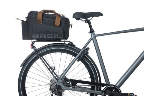 Torba na bagażnik BASIL MILES TRUNKBAG XL PRO MIK 9-36L, MIK System (ready to go, 100% wodoodporna black slate (NEW)