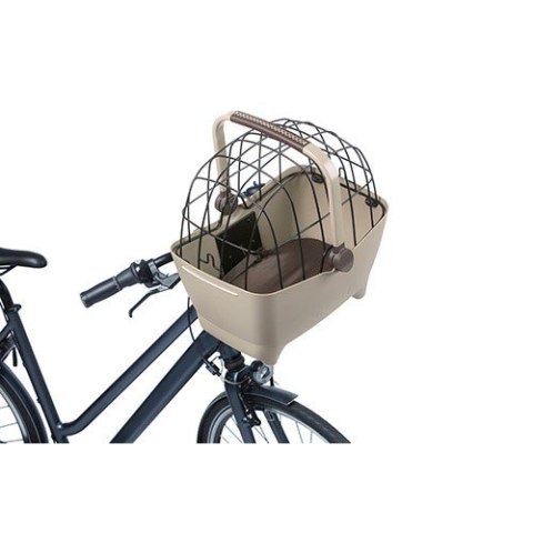 Kosz na przód na kierownicę BASIL BUDDY DOG BICYCLE BASKET FRONT KF 32L, KF System, bisotti brown (NEW)