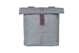 Sakwa miejska podwójna BASIL CITY DOUBLE PANNIER BAG 28-32L, Universal Bridge System, wodoodporna grey melee (NEW)
