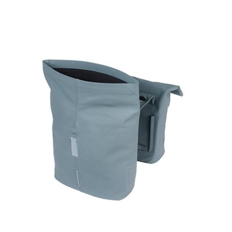 Sakwa miejska podwójna BASIL CITY DOUBLE PANNIER BAG MIK 28-32L, MIK System (ready to go), graphite blue (DWZ)