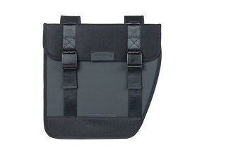 Sakwa miejska podwójna BASIL TOUR WATERPROOF DOUBLE PANNIER BAG 28L, Universal Bridge System, wodoodporna black (NEW)