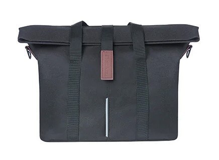 Sakwa miejska pojedyncza BASIL CITY BICYCLE HANDBAG 8-11L, KF-Hook System, wodoodporna black (NEW)