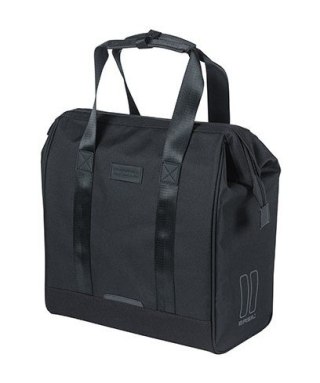 Sakwa miejska pojedyncza BASIL GRAND BICYCLE SHOPPER 23L, Hook On System, wodoodporna black (NEW)