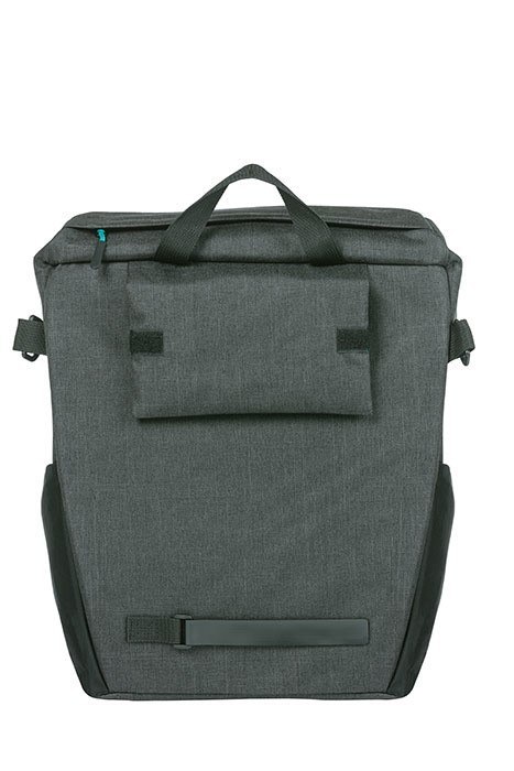 Sakwa pojedyncza BASIL DISCOVERY 365D SINGLE PANNIER BAG L 20L, Hook On System, wodoodporna black melee (NEW)