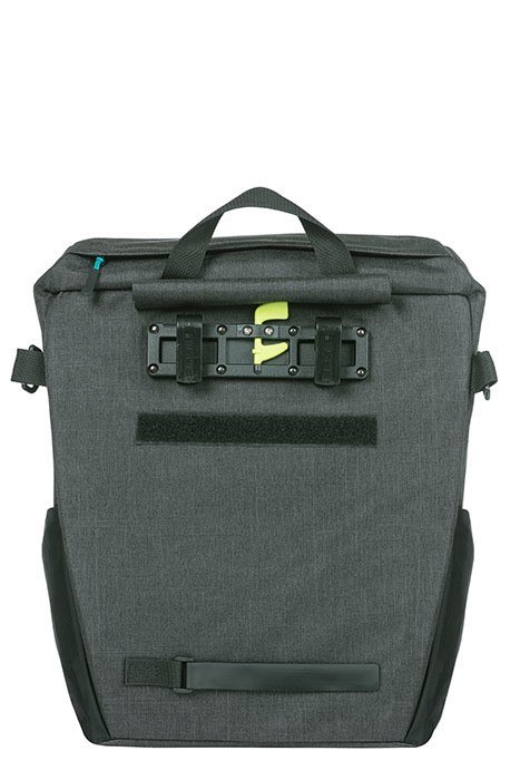Sakwa pojedyncza BASIL DISCOVERY 365D SINGLE PANNIER BAG L 20L, Hook On System, wodoodporna black melee (NEW)