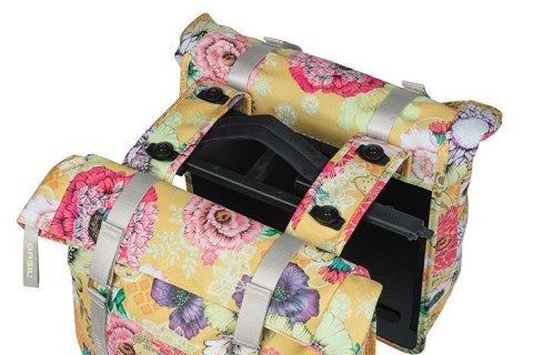Torba na bagażnik BASIL BLOOM FIELD DOUBLE PANNIER BAG MIK 28-35L, MIK System (ready to go) honey yellow (NEW)