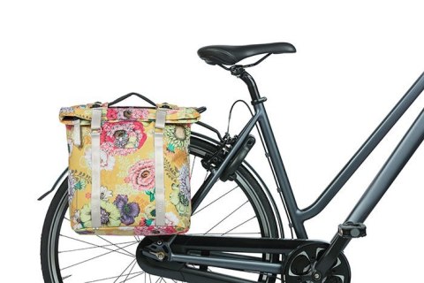 Torba na bagażnik BASIL BLOOM FIELD DOUBLE PANNIER BAG MIK 28-35L, MIK System (ready to go) honey yellow (NEW)