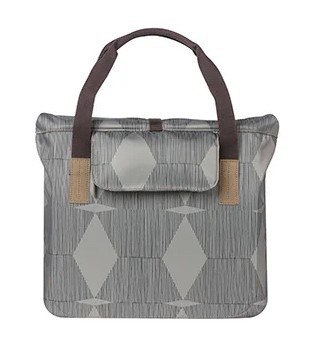 Torba na bagażnik BASIL ELEGANCE BICYCLE SHOPPER 20-26L Hook On System, wodoodporna chateau taupe (NEW)