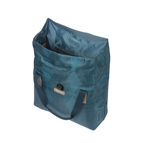Torba na bagażnik BASIL ELEGANCE BICYCLE SHOPPER 20-26L Hook On System, wodoodporna estate blue (NEW)