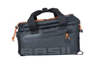 Torba na bagażnik BASIL MILES TARPAULIN TRUNKBAG 7L, 100% wodoodporna black orange (NEW)