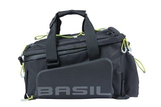 Torba na bagażnik BASIL MILES TARPAULIN TRUNKBAG XL PRO 9-36L, 100% wodoodporna black lime (bez płytki mocującej) (NEW)