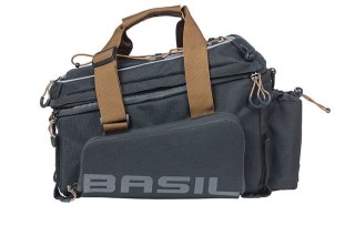 Torba na bagażnik BASIL MILES TARPAULIN TRUNKBAG XL PRO 9-36L, 100% wodoodporna black slate (bez płytki mocującej) (NEW)