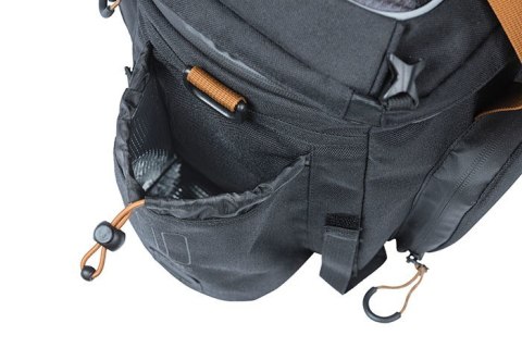 Torba na bagażnik BASIL MILES TARPAULIN TRUNKBAG XL PRO 9-36L, 100% wodoodporna black slate (bez płytki mocującej) (NEW)