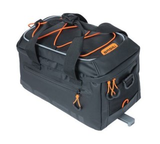 Torba na bagażnik BASIL MILES TARPAULIN TRUNKBAG MIK 7L, MIK System (ready to go), 100% wodoodporna black orange (NEW)