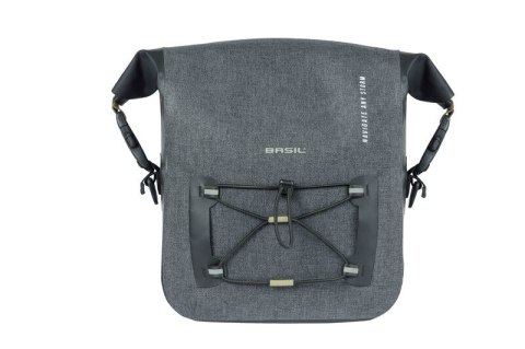Torba na kierownicę BASIL NAVIGATOR STORM KF HANDLEBAR BAG 10-11L, wodoodporna, grey black (NEW)