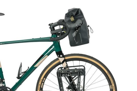 Torba na kierownicę BASIL NAVIGATOR STORM KF HANDLEBAR BAG 10-11L, wodoodporna, grey black (NEW)