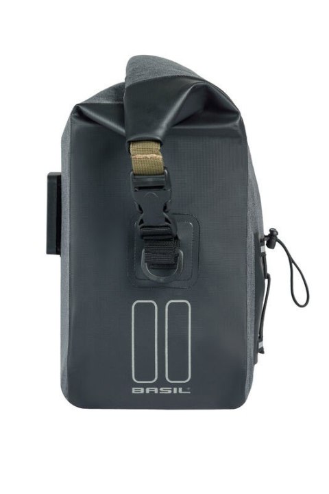 Torba na kierownicę BASIL NAVIGATOR STORM KF HANDLEBAR BAG 10-11L, wodoodporna, grey black (NEW)