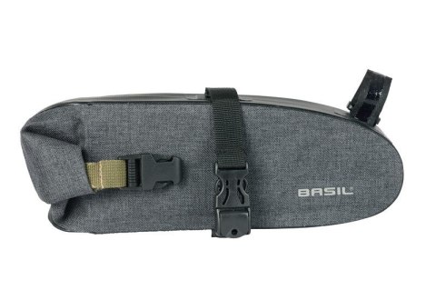 Torebka podsiodłowa BASIL NAVIGATOR STORM SADDLE BAG 1.5L, mocowanie na paski, wodoodporna grey black (NEW) Torebka podsiodłowa BASIL NAVIGATOR STORM SADDLE BAG 1.5L, mocowanie na paski, wodoodporna grey black (NEW)