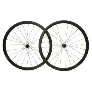 Koła szosowe ALEXRIMS ALXCF35D, H. tarczowy centerlock, Sztywna oś 12X100/12X142, Stożek 35mm, 700C 622-19, TRS, Karbon, Waga 16