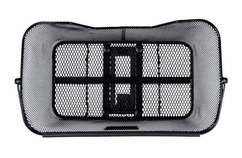 Kosz na bagażnik BASIL BASE XL REAR BASKET, MIK z adapterem do mocowania (ready to go), Stalowy, Black (Eco Bottom) (NEW 2025)