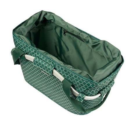 Kosz na bagażnik BASIL FLAIR CARRY ALL REAR BASKET, MIK z adapterem do mocowania (ready to go), 22L, Wodoodporna, Green (NEW 202