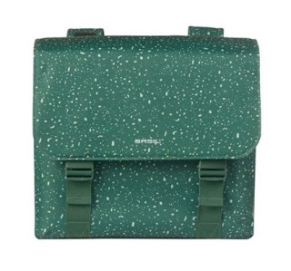 Sakwy BASIL FLAIR DOUBLE BICYCLE BAG, HOOK-ON, 35L, Wodoodporna, Green (NEW 2025)