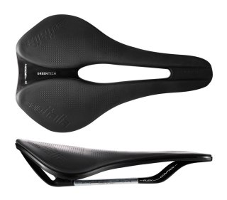 Siodło SELLE ITALIA MODEL X SUPERFLOW L (id match L3), FeC Alloy Rail, 315g, Czarne (NEW 2025)