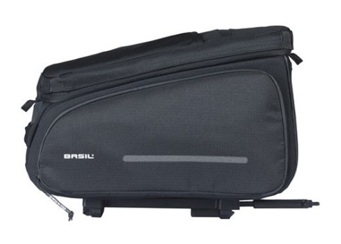 Torba na bagażnik BASIL MOVE TRUNK BAG, MIK z adapterem do mocowania (ready to go), 10-26L, Wodoodporna, Black (NEW 2025)