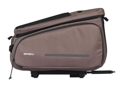 Torba na bagażnik BASIL MOVE TRUNK BAG, MIK z adapterem do mocowania (ready to go), 10-26L, Wodoodporna, Brown (NEW 2025)