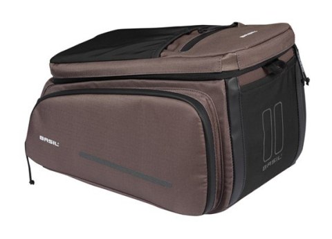 Torba na bagażnik BASIL MOVE TRUNK BAG, MIK z adapterem do mocowania (ready to go), 10-26L, Wodoodporna, Brown (NEW 2025)