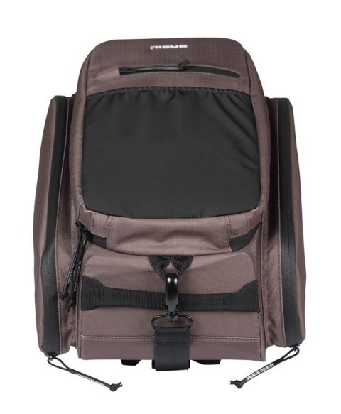 Torba na bagażnik BASIL MOVE TRUNK BAG, MIK z adapterem do mocowania (ready to go), 10-26L, Wodoodporna, Brown (NEW 2025)