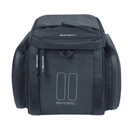 Torba na bagażnik BASIL MOVE TRUNK BAG, do stosowania z MIK, 10-26L, Wodoodporna, Black (NEW 2025)