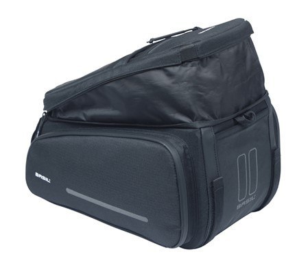 Torba na bagażnik BASIL MOVE TRUNK BAG, do stosowania z MIK, 10-26L, Wodoodporna, Black (NEW 2025)