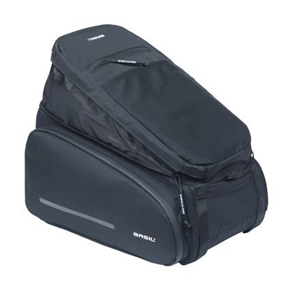 Torba na bagażnik BASIL MOVE TRUNK BAG, do stosowania z MIK, 10-26L, Wodoodporna, Black (NEW 2025)
