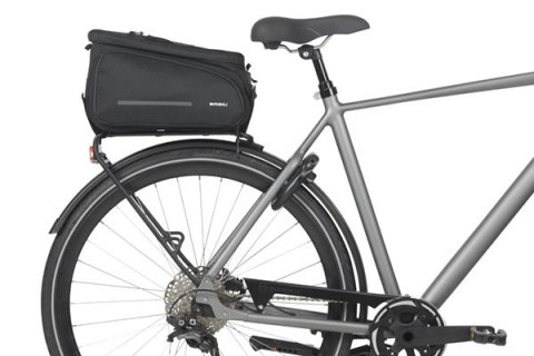 Torba na bagażnik BASIL MOVE TRUNK BAG, do stosowania z MIK, 10-26L, Wodoodporna, Black (NEW 2025)
