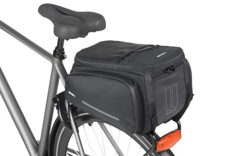 Torba na bagażnik BASIL MOVE TRUNK BAG, do stosowania z MIK, 10-26L, Wodoodporna, Black (NEW 2025)