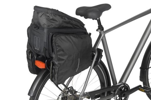 Torba na bagażnik BASIL MOVE TRUNK BAG, do stosowania z MIK, 10-26L, Wodoodporna, Black (NEW 2025)