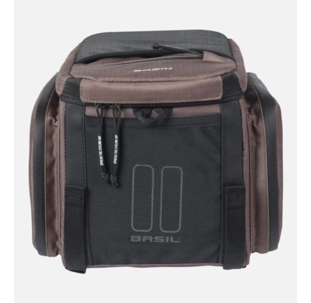 Torba na bagażnik BASIL MOVE TRUNK BAG, do stosowania z MIK, 10-26L, Wodoodporna, Brown (NEW 2025)