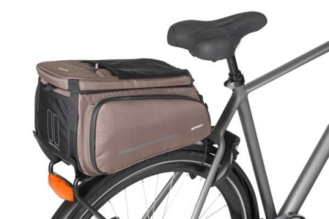 Torba na bagażnik BASIL MOVE TRUNK BAG, do stosowania z MIK, 10-26L, Wodoodporna, Brown (NEW 2025)